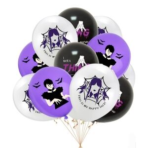 Wednesday Addam's Party Ballons